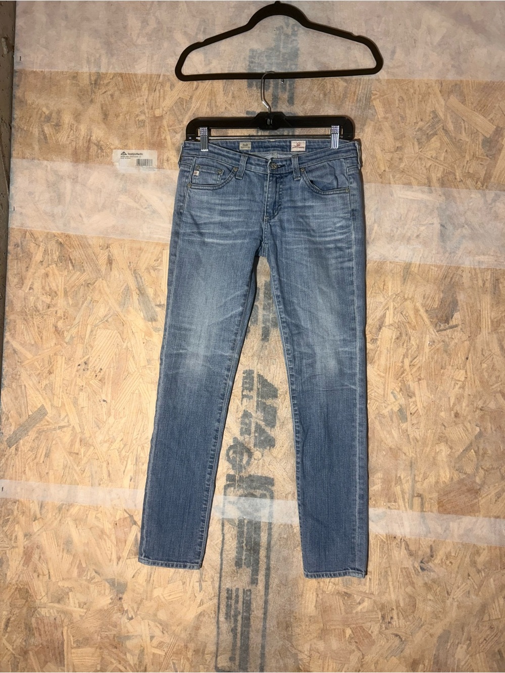 AG Adriano Goldschmied Size 26R The Stilt Cigarette Leg Skinny Jeans Pants Blue